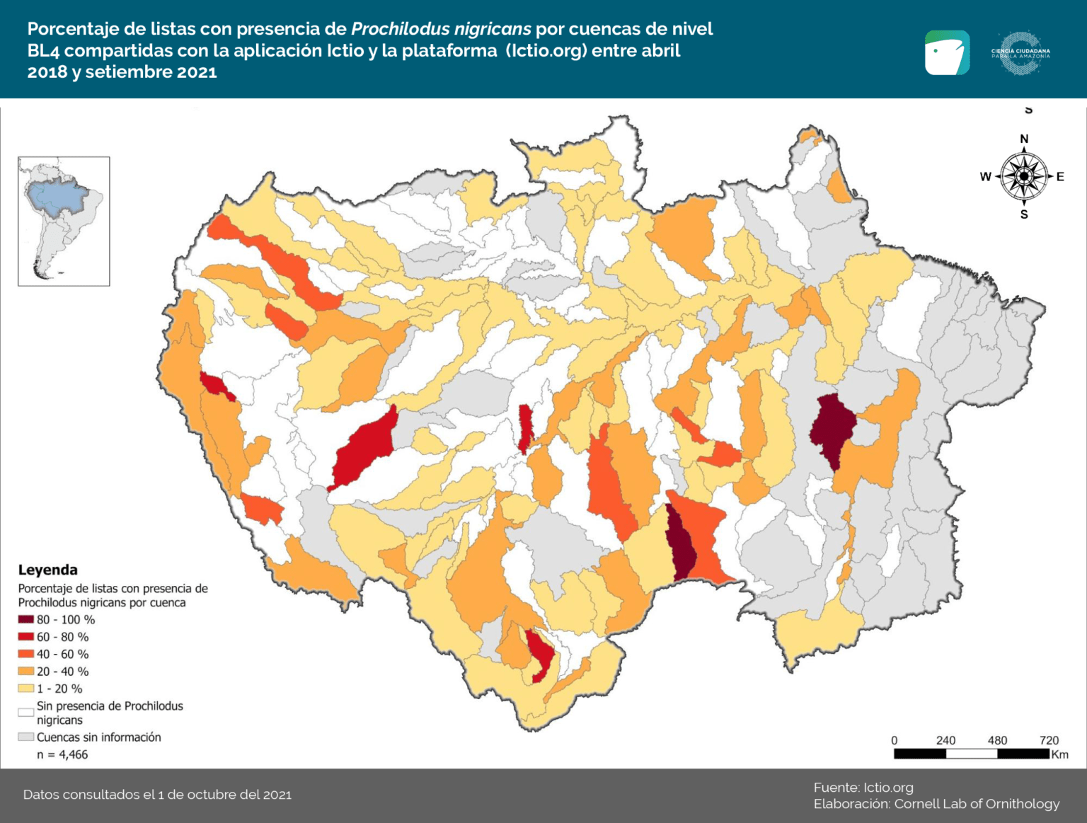 Dados do Ictio até Setembro 2021 5 Conservando la Cuenca Amazónica Aguas Amazonicas