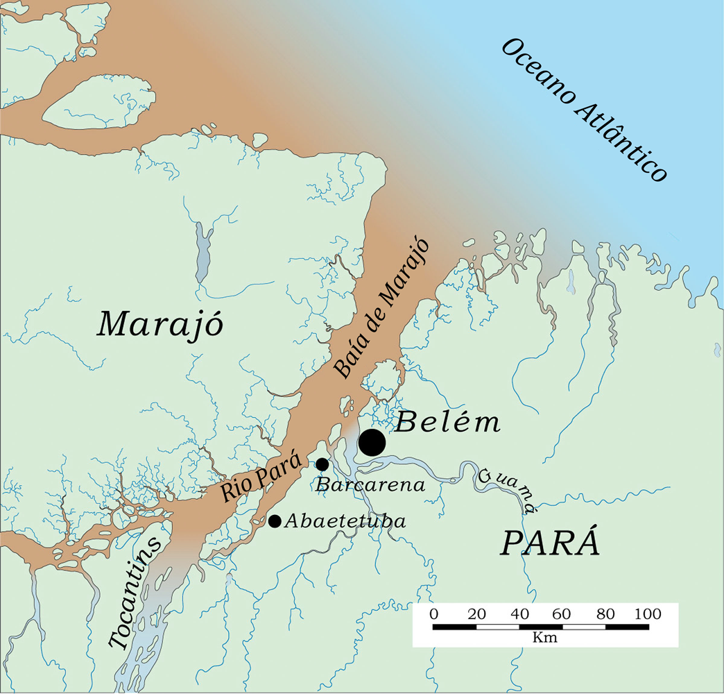 A Baía de Marajó 1 Mapa da Baía de Marajó
