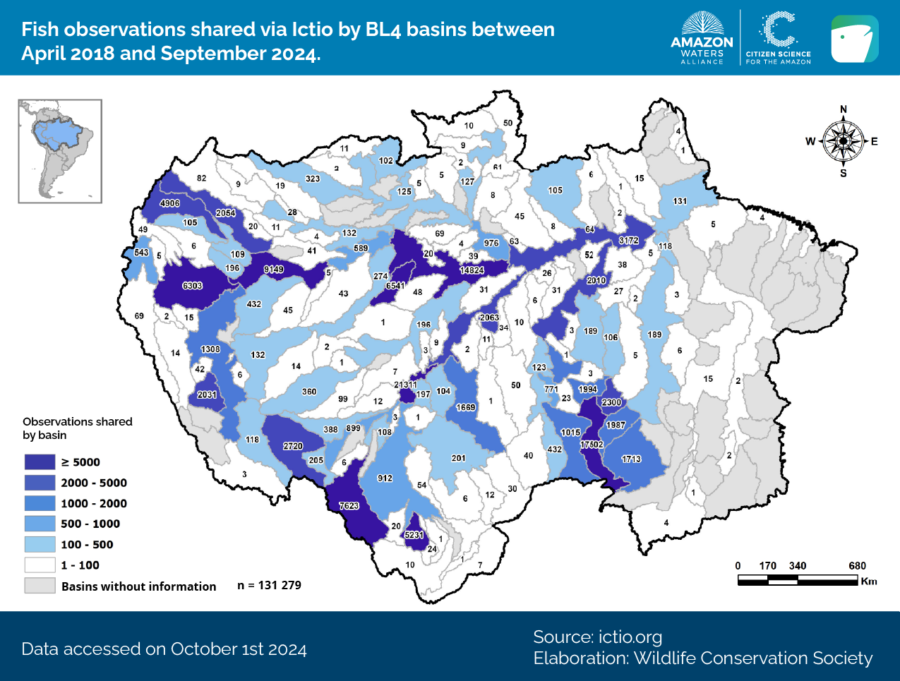 Ictio progresses: more records and new tools 2 Conservando la Cuenca Amazónica Aguas Amazonicas