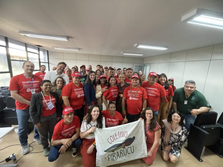 El Colectivo del Pirarucu dialoga con autoridades en Brasilia sobre conservación y seguridad territorial