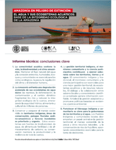 Conservando la Cuenca Amazónica Aguas Amazonicas