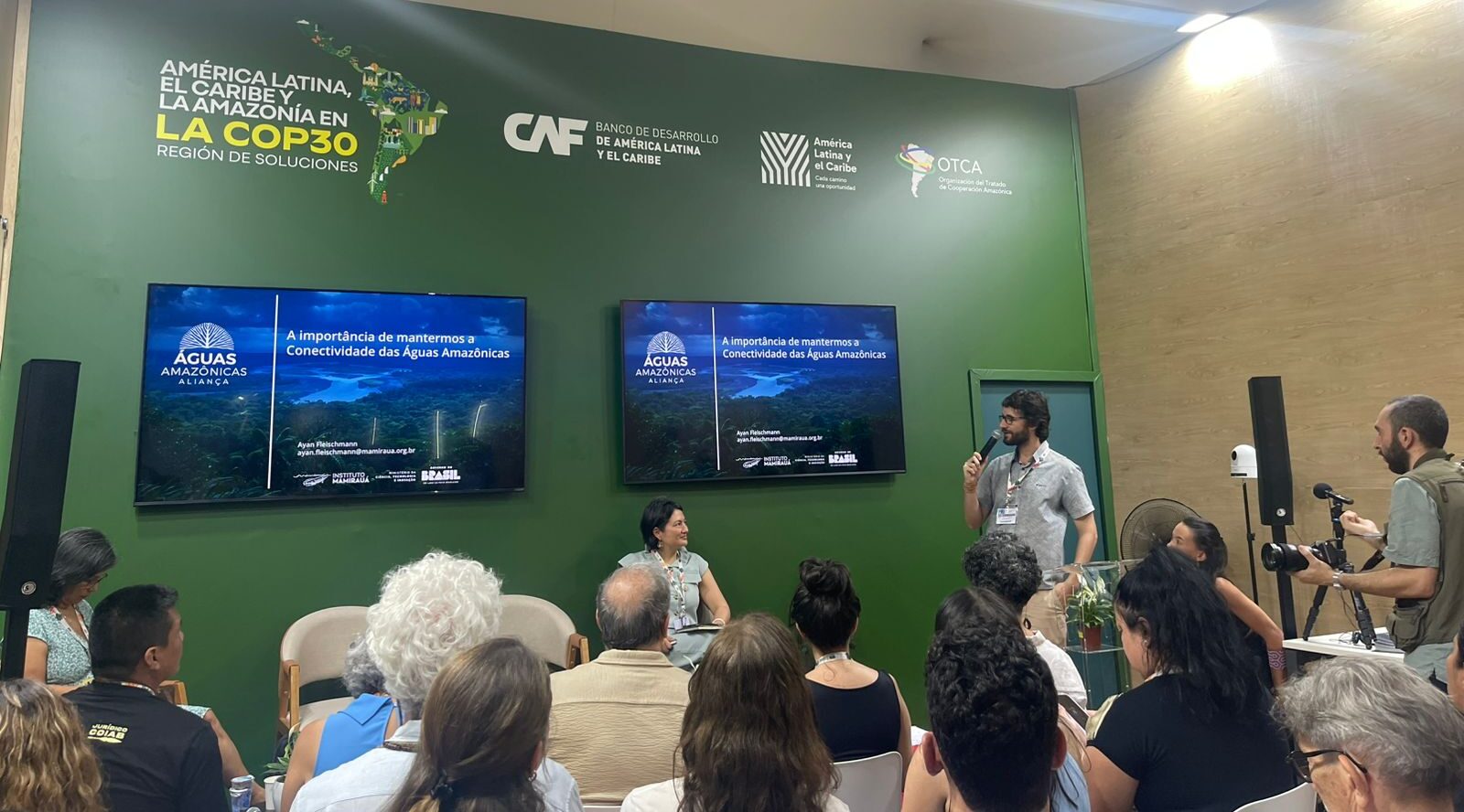 Aguas Amazónicas en la COP30: aportando en la agenda de la conectividad en la Amazonía 2 Conservando la Cuenca Amazónica Aguas Amazonicas