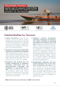 Conservando la Cuenca Amazónica Aguas Amazonicas