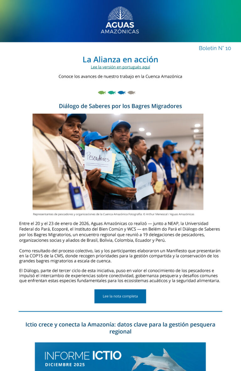 Conservando la Cuenca Amazónica Aguas Amazonicas