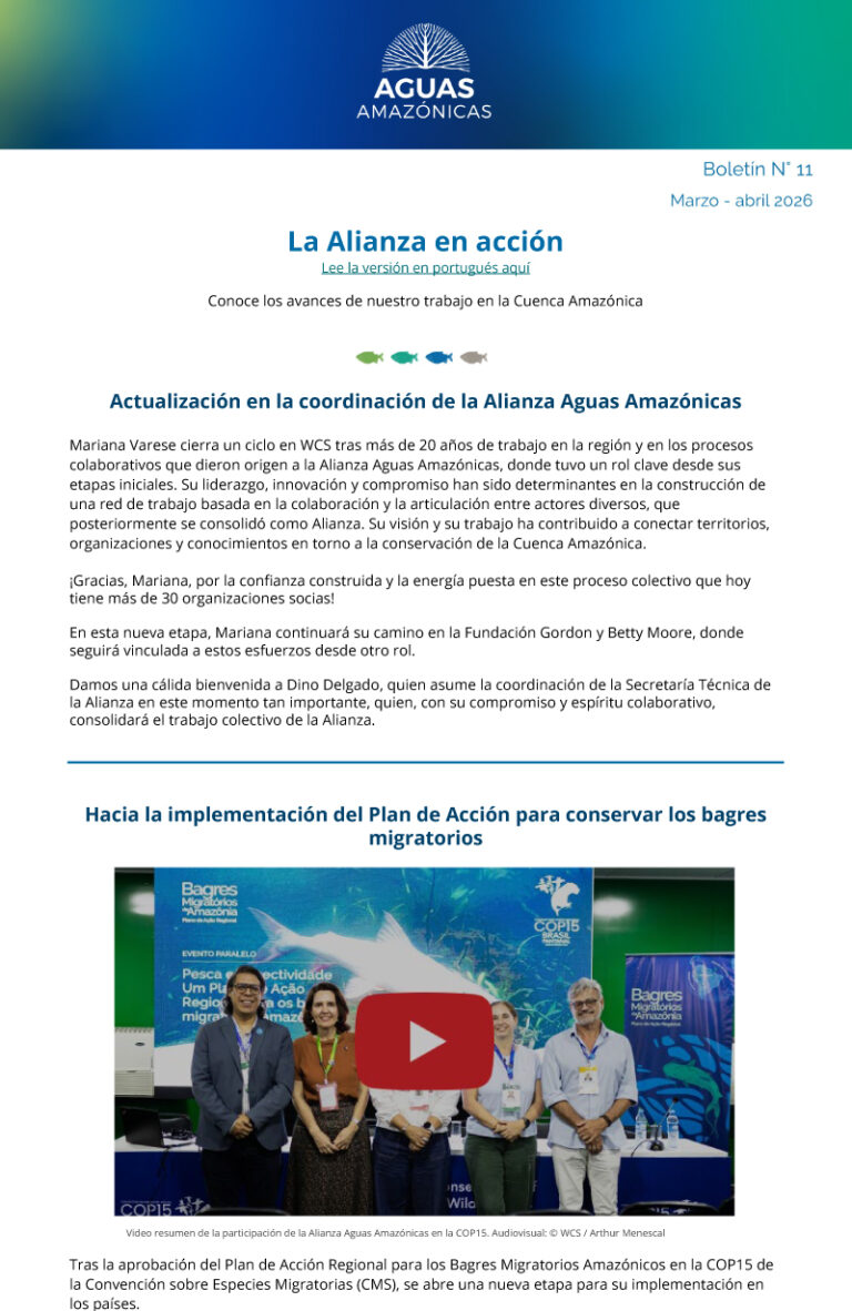 Conservando la Cuenca Amazónica Aguas Amazonicas