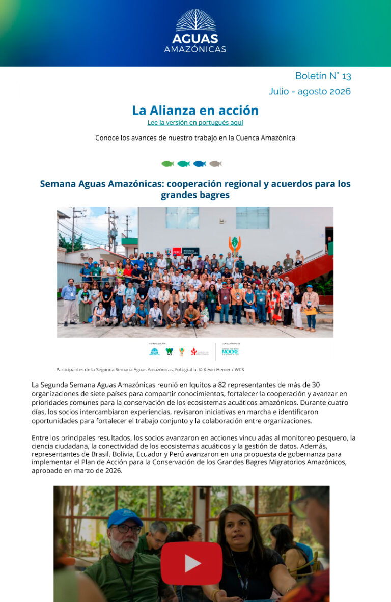 Conservando la Cuenca Amazónica Aguas Amazonicas